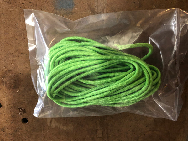 Round Elastic 1/8” Neon Green - 6 yards