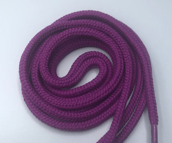 Round Solid Shoelaces - Light Purple