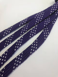 Premium Sport Laces - Purple with White Accents