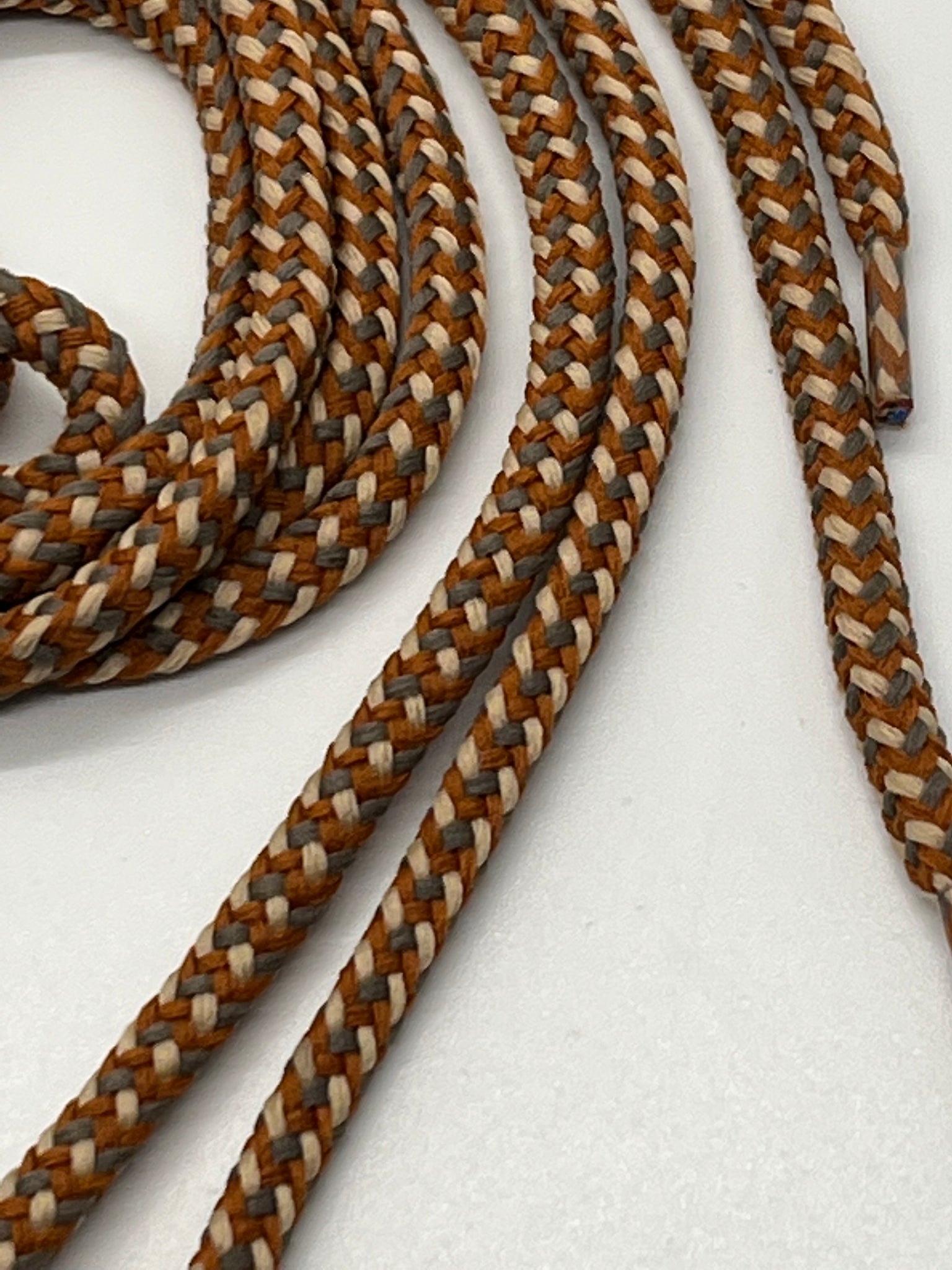 Round Autumn Shoelaces - Sorrel, Copper and Toast