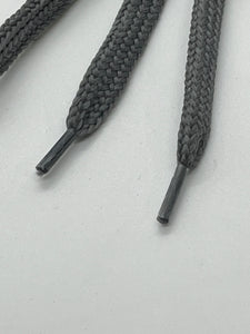 Flat Solid Shoelaces - Dark Gray