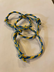 Ukraine Flag Color Friendship Bracelets