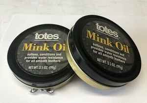 Totes Mink Oil - Two 3.5 Ounce Tins