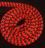 Hybrid Chevron Shoelaces - Red and Black