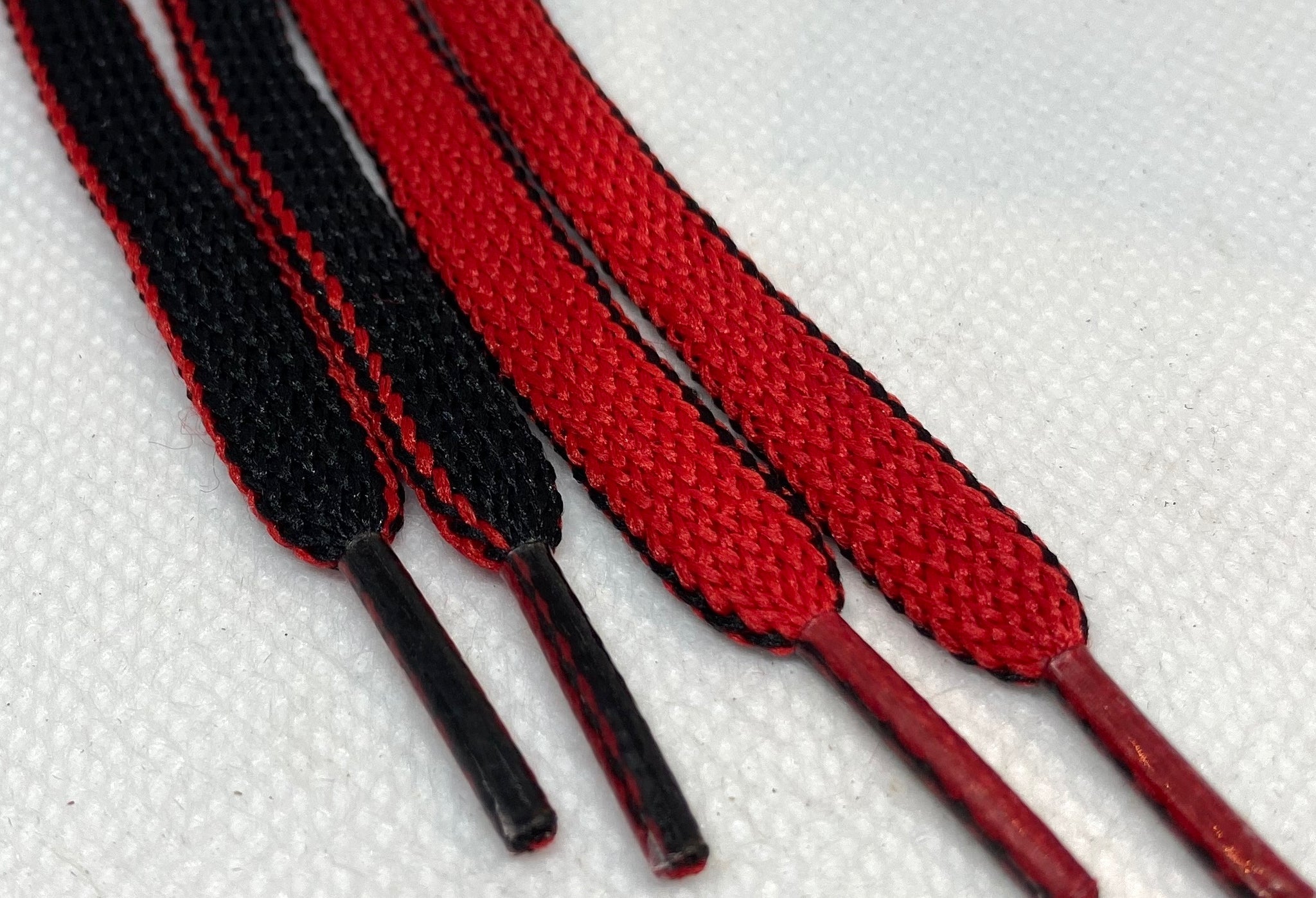 Two Sided Shoelaces - Red and Black