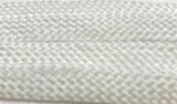 Flat Glow in the Dark Shoelaces - White